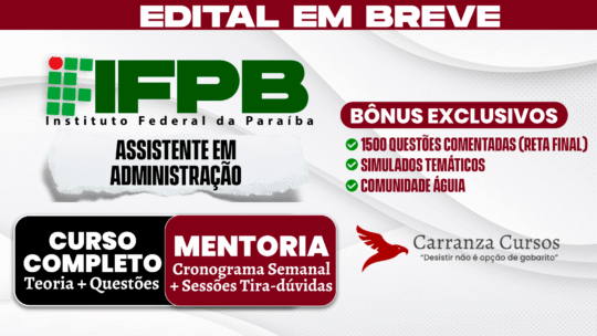 IFPB - Curso Completo - Assistente em Administração