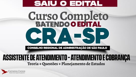 CRA SP - Curso Completo - Assistente de Atendimento