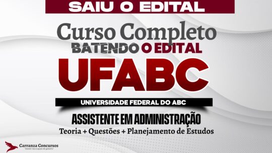 UFABC - Curso Completo - Assistente Administrativo