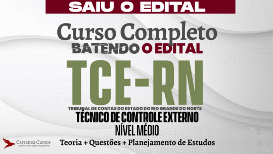 TCE RN - Curso Completo - Técnico de Controle Externo