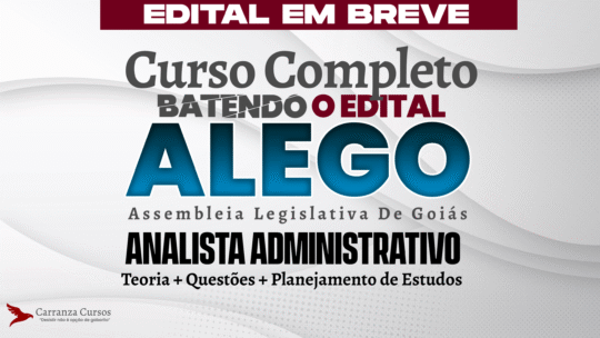 ALE GO - Curso Completo - Analista Administrativo