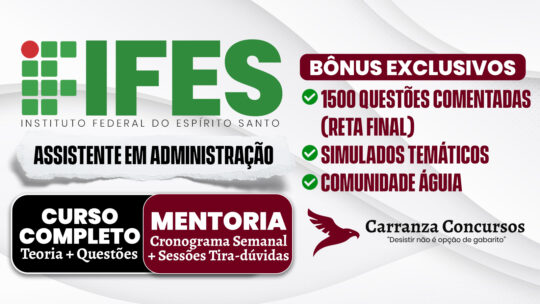IFES - Curso completo - Assistente em Administração