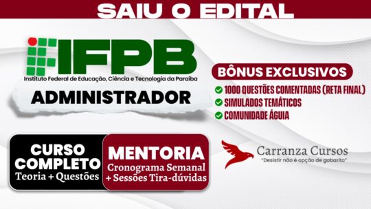 IFPB - Curso Completo - Administrador