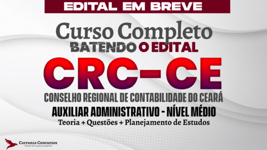 CRC CE - Curso Completo - Auxiliar Administrativo (Nível Médio)