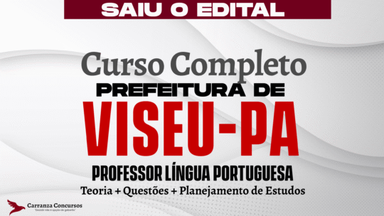 VISEU PA - Curso Completo - Professor de Português