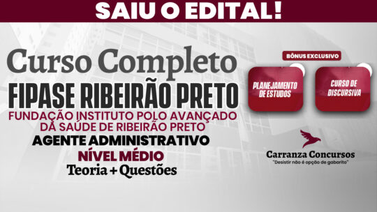 FIPASE - Curso Completo - Agente Administrativo