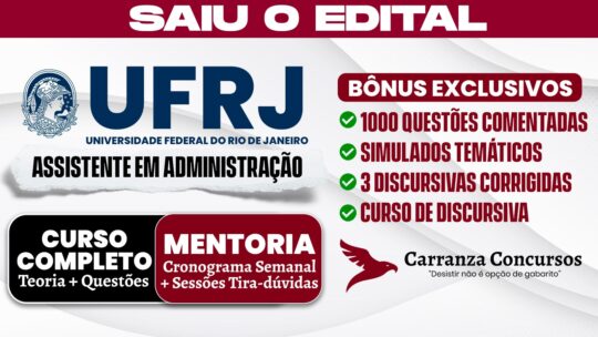 UFRJ - Curso Completo - Assistente em Administração