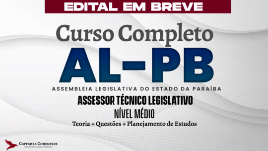 ALPB - Curso Completo - Assessor Técnico Legislativo