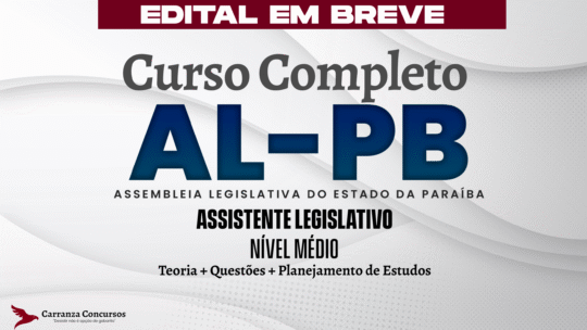 ALPB - Curso Completo - Assistente Legislativo
