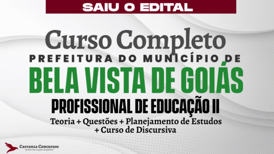 Bela Vista de Goiás - Curso Completo - Profissional de Educação II