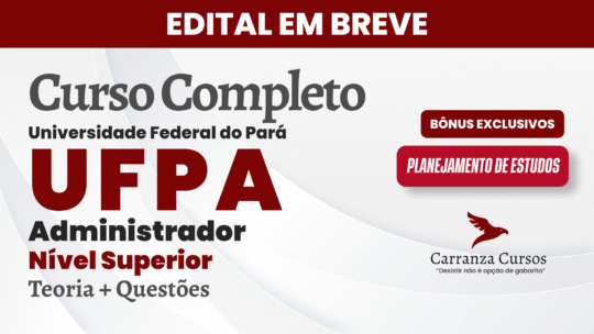 UFPA - Curso Completo - Administrador