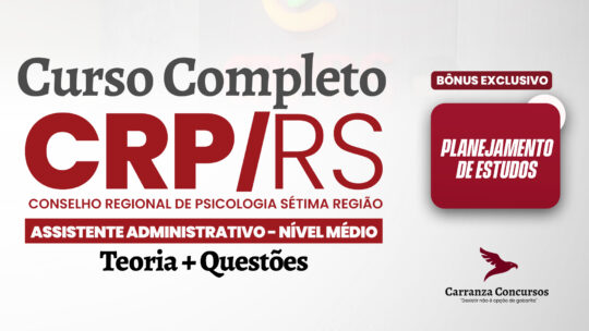 CRP/RS - Curso Completo - Assistente Administrativo
