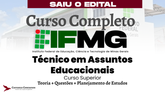 IFMG - Curso Completo - Técnico em Assuntos Educacionais