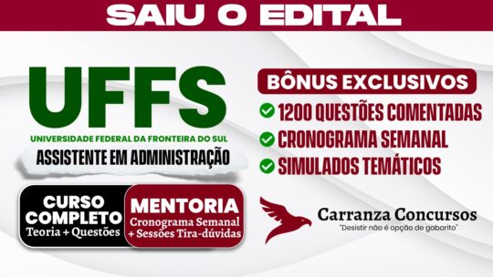UFFS - Curso Completo - Assistente em Administração