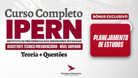 IPERN - Curso Completo - Assistente Técnico Previdenciário