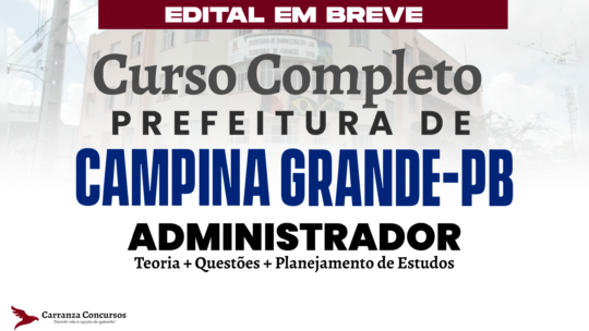 Campina Grande PB - Curso Completo - Administrador
