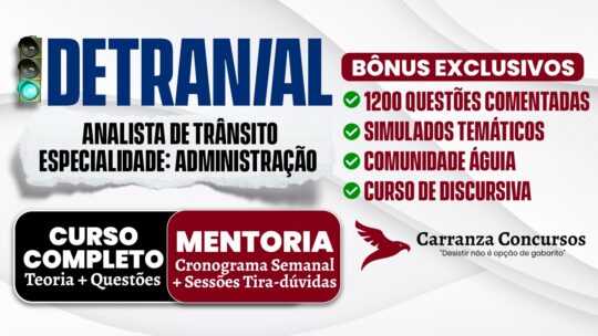 DETRAN (AL) - Curso Completo - Analista de Trânsito Administrador