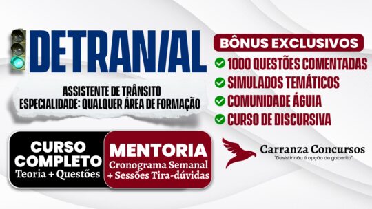 DETRAN (AL) - Curso Completo - Assistente de Trânsito Especialidade: Qualquer área de formação