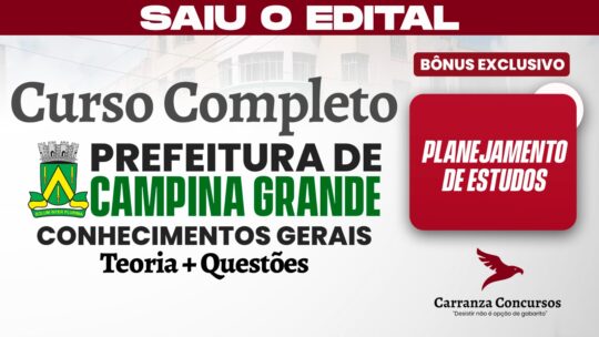 Prefeitura de Campina Grande - Conhecimentos Gerais