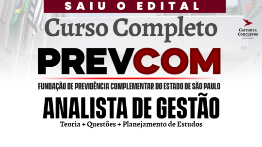 PREVCOM - Curso Completo - Analista de Gestão