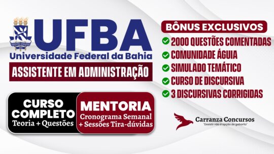 UFBA (BA) - Curso Completo - Assistente em Administração